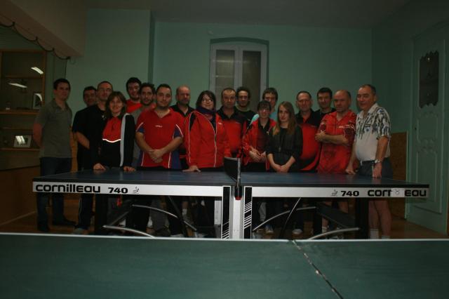 groupe adultes à l'entrainement
